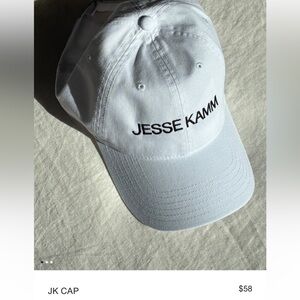 Jesse Kamm White Baseball Cap